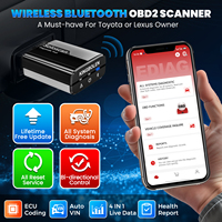 Herramientas de diagnóstico automático KINGBOLEN SOLOSCAN, Sistema completo bidireccional, escáner de codificación ECU, actualización gratuita de por vida