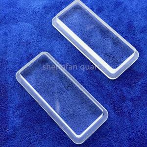 Fabricación CNC de alta precisión de sílice fundida pulida JGS2 placa cuadrada de cuarzo lente plana de cuarzo para una cámara - Product Image 2