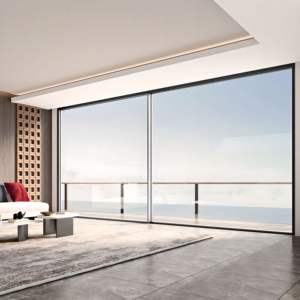 Grande porte coulissante en verre automatique d'impact d'ouragan pour l'entrée extérieure de bâtiment <span class=keywords><strong>commercial</strong></span> de supermarchés - Product Image 1