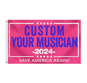 Bandera del Orgullo LGBTQ de Poliéster 100% con Diseño de Arcoíris y Leyenda '<span class=keywords><strong>Make</strong></span> America Gay Again' para Decoración Exterior con Ojales y Cabecera de Lona - Product Image 2