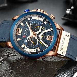 Montre à quartz pour homme Curren 8329 originale, chronographe étanche, montre-bracelet tendance pour homme, Montre Relojes Homme Hombre Uhr - Product Image 3