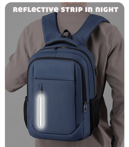 Sac à dos personnalisé pour ordinateur portable, idéal pour l'université, l'école, les voyages d'affaires, avec logo personnalisé, pour hommes - Product Image 3