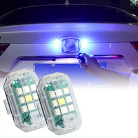 Super Bright RGB LED Avertissement Stroboscopique Lumière Télécommande Sans Fil Charge Flash Lumière pour Voiture Moto Mini Drone-Nouveau