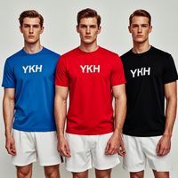 T-shirts colorés conception personnalisée bonne qualité T-shirts en gros DTF impression coton transferts de chaleur 100% coton T-shirts pour hommes