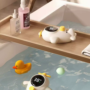 Nhiệt kế tắm trong nhà cho bé, bán buôn OEM, đồ chơi nổi hình máy bay nhỏ, đo nhiệt độ nước khi tắm cho trẻ sơ sinh - Product Image 1