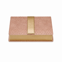 Boîte cadeau biodégradable en carton personnalisée en forme de livre avec fermeture magnétique, logo estampé à chaud, détails de couture, miroir intégré et éponge