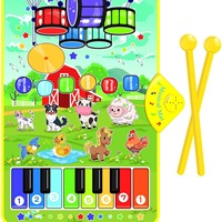 Tapis musical électronique multifonctionnel 3-en-1 pour bébés et enfants, best-seller 2026, avec modes de jeu de piano et de musique éducative
