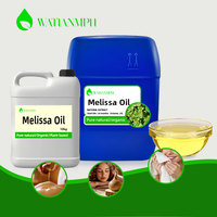 Huile de Mélisse Distillée à la Vapeur à Partir de Feuilles Fraîches d'Officinalis, Sans Solvants Chimiques, pour l'Utilisation dans les Savons, les Lotions et les Produits de Soins Personnels