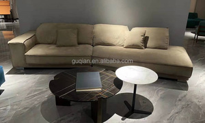 Canapé <span class=keywords><strong>Baxter</strong></span> en tissu de technologie italienne, style nordique, luxe léger, salon complet, canapé d'angle de forme spéciale - Product Image 5