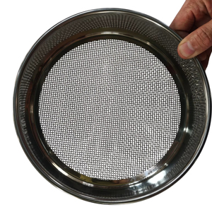 Tamis d'essai en acier inoxydable conforme aux normes ASTM ISO pour les tests de laboratoire sur les sols, les poudres et les grains - Product Image 1