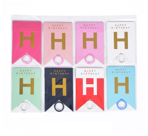 זול צבעוני אישית יום הולדת תינוק מקלחת המפלגה תליית קישוט הולדת שמחה נייר גרלנד לסכל באנרים דגלי - Product Image 6