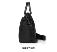 Sac à bandoulière souple en cuir Oxford imperméable pour homme, style rétro européen, idéal pour les voyages d'affaires et le transport d'ordinateur portable