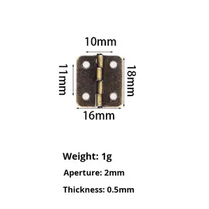 Круглая квадратная петля в антикварном стиле, винтажная, из железа, плоская, 180 градусов, для дверей и мебели, для кухни, Китай - Product Image 6