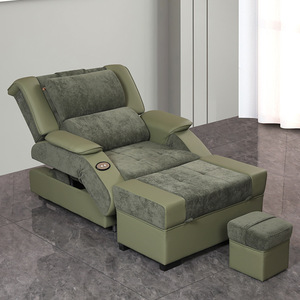Fauteuil de pédicure avec fonction de massage des pieds et chauffage pour salon de beauté, spa des ongles, fauteuil inclinable électrique individuel modèle LQ008A - Product Image 3