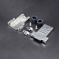 Connecteur Série RS232 DB9 D-SUB à Coque Métallique, 9 Broches Mâle/Femelle, Type à Souder pour Automatisation Industrielle et Contrôle PLC