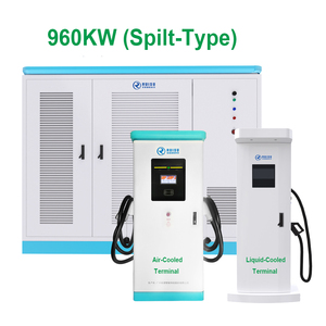 สถานีจ่ายไฟฟ้ากระแสตรงแบบเร็ว Ruisu 960KW ระบบระบายความร้อนด้วยน้ำ พร้อมระบบแบ่งปันพลังงานแบบไดนามิก CCS1 CCS2 GBT ระดับเมกะวัตต์ รุ่นใหม่ - Product Image 1