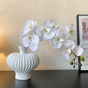 Orchidée Phalaenopsis Artificielle Muyu Chronicles à 9 Têtes, Composition Florale en Soie pour Vase, Décoration de Mariage et d'Intérieur - Product Image 4