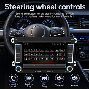 Lecteur multimédia automobile Android 7 pouces pour Skoda Fabia Roomster Octavia <span class=keywords><strong>Seat</strong></span> Altea Alhambra, CarPlay sans fil, autoradio, navigation - Product Image 4