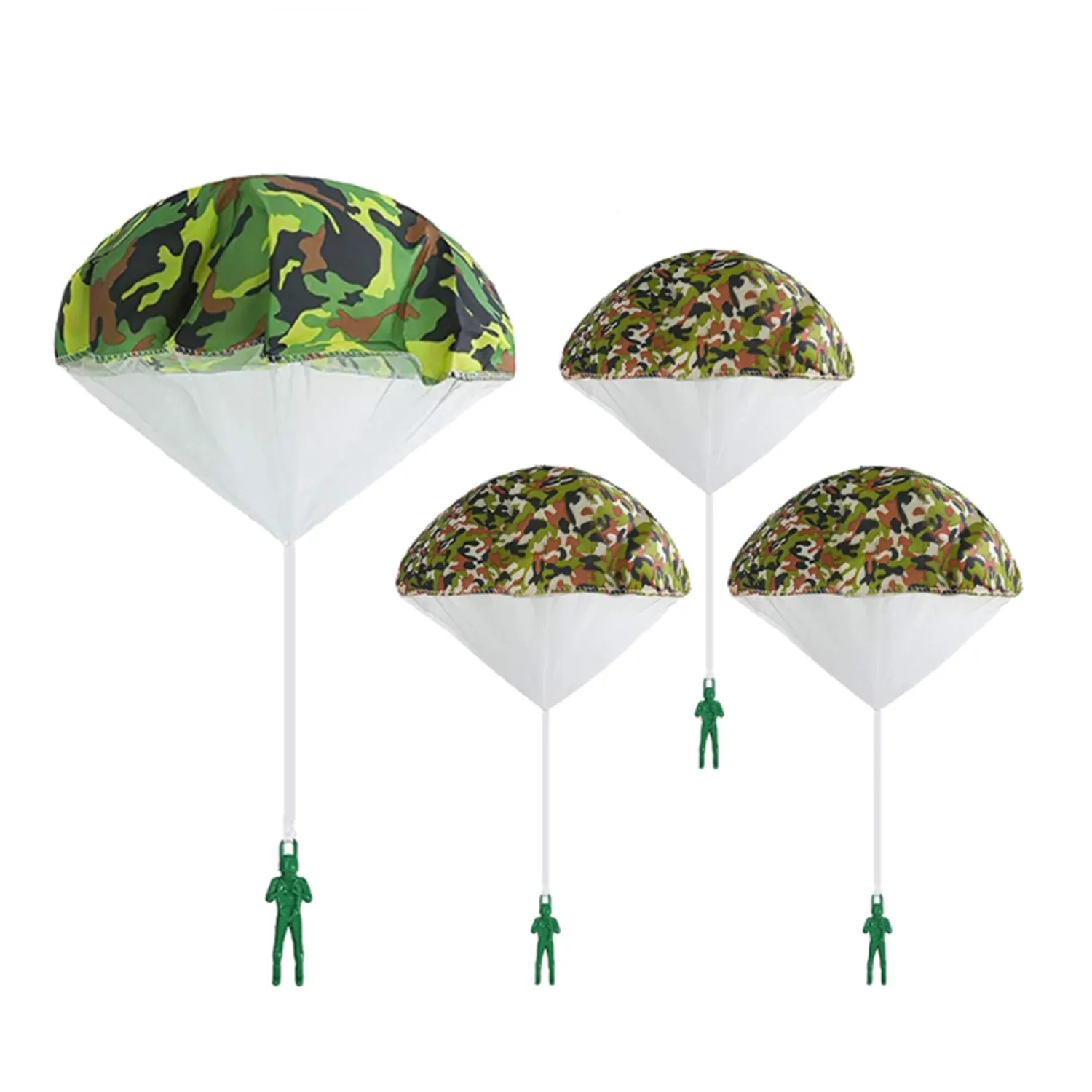 Camo Parachute Toy Throwing Toy Parachute Kids Outdoor Toys Flying Gifts for 3 4 5 6 7 8 9 10 Year Old Boy Girl