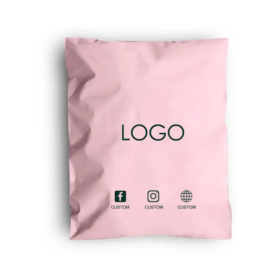 Sac en plastique d'expédition en tissu avec logo personnalisé 10*13 ''enveloppe en poly écologique enveloppe en poly étanche pour la protection contre l'humidité