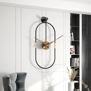 España sala de estar luz lujo Metal Simple moderno escandinavo hierro pared hogar restaurante creativo Reloj de pared - Product Image 2