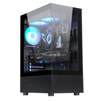 SAMA double face verre trempé atx coque d'ordinateur nouvelle structure pc ordinateur de jeu OEM ODM pc case