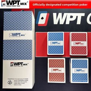 Cartes à jouer professionnelles WPT Texas Poker, modernes, en plastique rigide, imperméables, résistantes à la flexion, conformes aux normes de compétition, 9*6.5*2cm, pour tournoi - Product Image 4