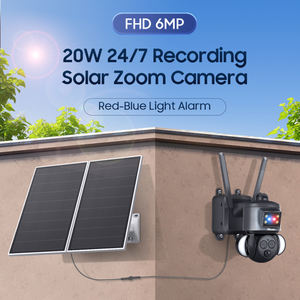 Telecamera di Sicurezza Solare Wistino 6MP con Zoom 12X, Registrazione Continua, Doppia Lente, Visione Notturna a Colori 4G e Rilevamento del Movimento - Product Image 2