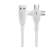 Câble de charge rapide USB multifonction LED 120W Type C 3 en 1, câble de données universel pour téléphone portable, câble de charge Type-C/Android