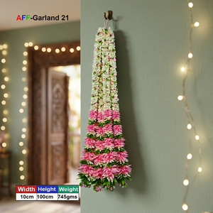 พวงมาลัยดอกไม้ประดิษฐ์ (ลองโดลักลาดี) AFF-Garland-21 - Product Image 3