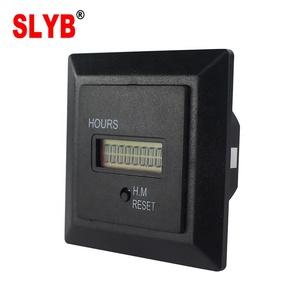 <span class=keywords><strong>Compteur</strong></span> d'heures numérique LCD SLYB HM-1R 72x72 <span class=keywords><strong>avec</strong></span> plage de 0-999999,59 heures, 220V/240V 50Hz - Product Image 2