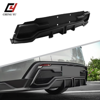 Diffuseur de pare-chocs arrière de style Yofer exceptionnel pour Tesla Model Y Juniper 2025+ en ABS noir brillant effet carbone – Kit extérieur amélioré