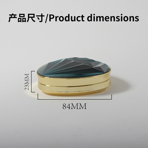 Sang trọng kim cương hình dạng đệm không khí trường hợp rỗng nền tảng đệm Trường hợp Chất lỏng Blush <span class=keywords><strong>container</strong></span> - Product Image 6