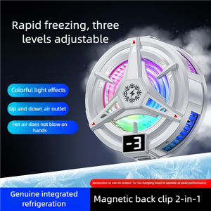 Enfriador de Teléfono con Luz RGB 2 en 1, Magnético, Ajustable en 3 Niveles, con Tecnología de Enfriamiento Rápido por Semiconductor, para Juegos y Transmisiones en Vivo - Product Image 5