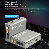 Extenseur audio RCA de qualité ingénierie, interface SC, longue distance, transmetteur-récepteur sans latence pour la diffusion