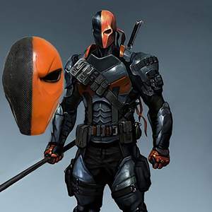 Accessoires d'<span class=keywords><strong>horreur</strong></span> Casque Deathstroke <span class=keywords><strong>Arkham</strong></span> City Superhero pour Halloween Cosplay Props Effrayant One-eyed Full Face Masque en Latex - Product Image 6