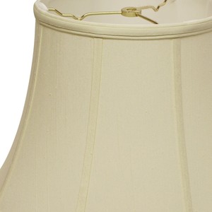 HMS 18 \ "campanello in avorio modificato Monay Shantung paralume di lusso asiatico costiero paralume interno in tessuto in Rattan cono di metallo per la casa - Product Image 5