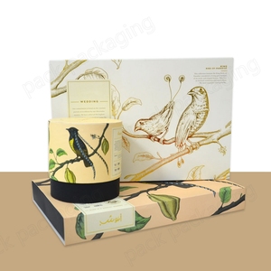 Emballage personnalisé en tube de carton de qualité alimentaire pour chocolats, biscuits, bonbons, boîte cylindrique en papier ronde avec couvercle, logo en relief UV - Product Image 3