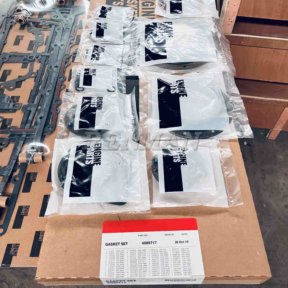 Cummins QSK19 Lower Engine Gasket Set - OE 4089717, 4025209, 4376513 ...