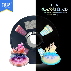 Filament PLA Jinccai 1,75 mm qui brille dans le noir, super lumineux, longue durée, filament lumineux pour imprimante 3D, 1 kg - Product Image 1