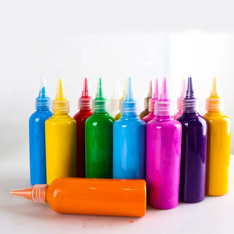 100ml Watercolor Paint Children DIY Painting Environmental Paint Protection Supplies Acrylic Paints