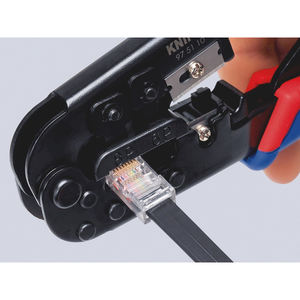 Herramienta de prensado Knipex Para conectores de 6-8 pines RJ11/12 y RJ45 Western - Product Image 2