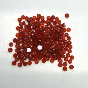 HQ GEMS fondo plano pequeño cabujón redondo <span class=keywords><strong>1</strong></span>,5mm a 4mm Original Natural rojo cornalina ágata piedra preciosa suelta en venta - Product Image 2