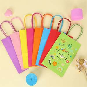 KM 31*11.5*25cm Custom Making Colorful Recyclable Colorful Small Color Clothing Shopping Kraft <b>Paper</b> <b>Bags</b> - Product Image 4