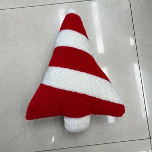 Coussin décoratif personnalisé en peluche colorée, motif menthe poivrée, pour Noël, en forme de béquille, nouveauté pour la maison - Product Image 4