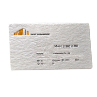 Carte de vœux de remerciement avec logo personnalisé en carton de papier journal avec impression offset en PVC et emballage de qualité supérieure