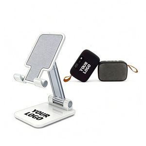 Wholesale Custom Logo <b>Foldable</b> Portable <b>Desk</b> Mobile Holder for Business Event Promo Gift Phone Stand - Product Image 1