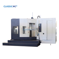 Centre d'usinage horizontal CNC HMC800 de précision avec table rotative entièrement fermée pour coupes lourdes