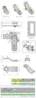 Vente chaude SK1-843-S acier inoxydable 304 armoire porte panneau serrure tubulaire came conception nouveaux cylindres de serrure populaires