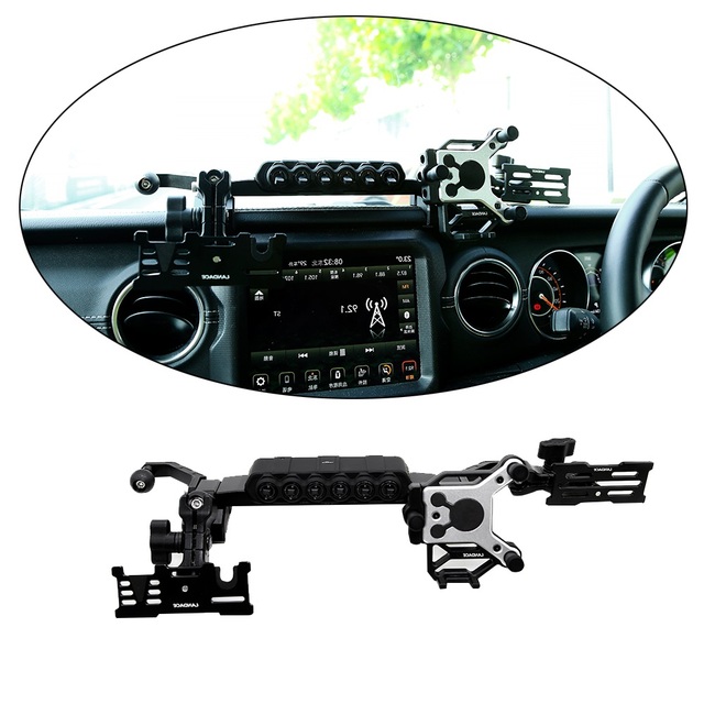 High Quality Mobile Phone Holder Car Dashboard Walkie Talkie Mounting Bracket for Wrangler